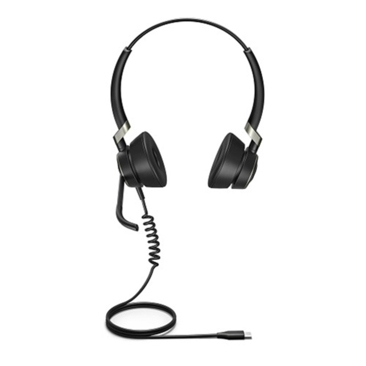Casti cu microfon Trust Mauro, USB, Negru