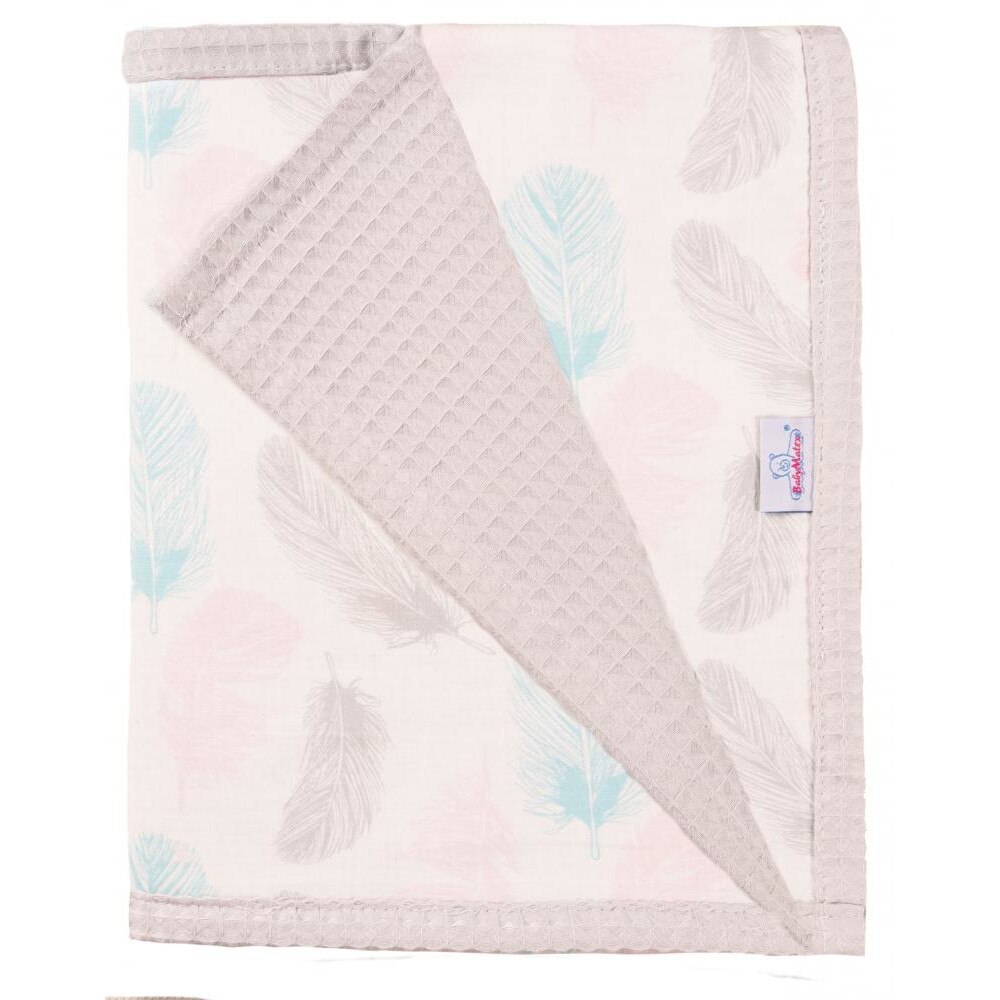 Paturica cu doua fete din bumbac 75x100 cm Prestige Pink 01