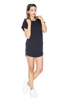 Rochie de zi model 51580 Katrus , Negru, S Rochie de zi model 51580 Katrus , Negru, S