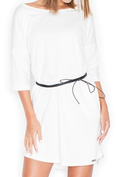 Rochie de zi model 50905 Katrus , bej, L Rochie de zi model 50905 Katrus , bej, L