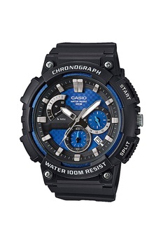 Casio, Ceas cronograf cu cadran in carouri, Negru Casio, Ceas cronograf cu cadran in carouri, Negru