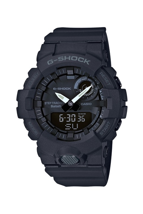 Casio, Часовник G-Shock с хронограф и брояч на направените крачки, Черен