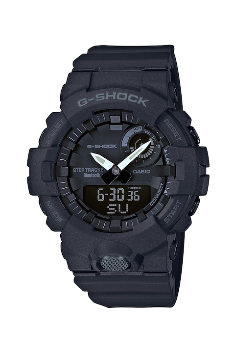 Casio, Часовник G-Shock с хронограф и брояч на направените крачки, Черен