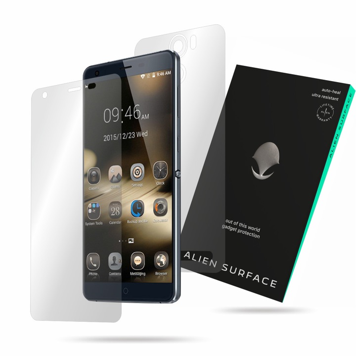 Alien Surface, Ulefone Power, képernyővédő fólia, hátsó