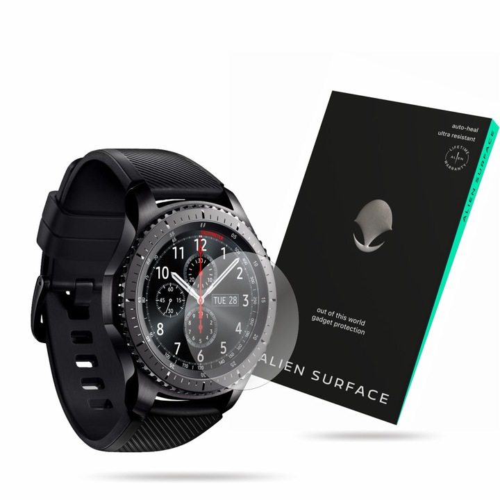 Alien Surface fólia, Samsung Gear S3 Frontier, képernyővédő 1+2 Grid