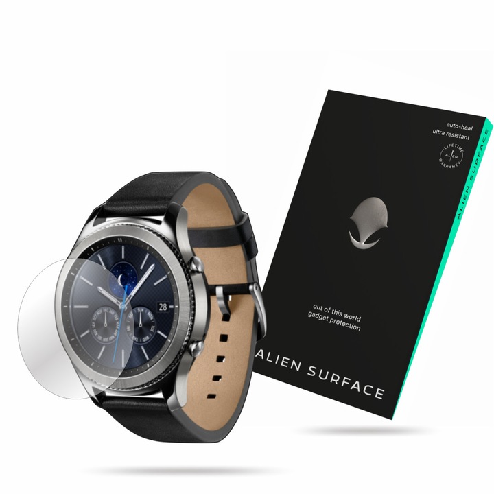 Alien Surface fólia, Samsung Gear S3 Classic, képernyővédő 1+2 Grid