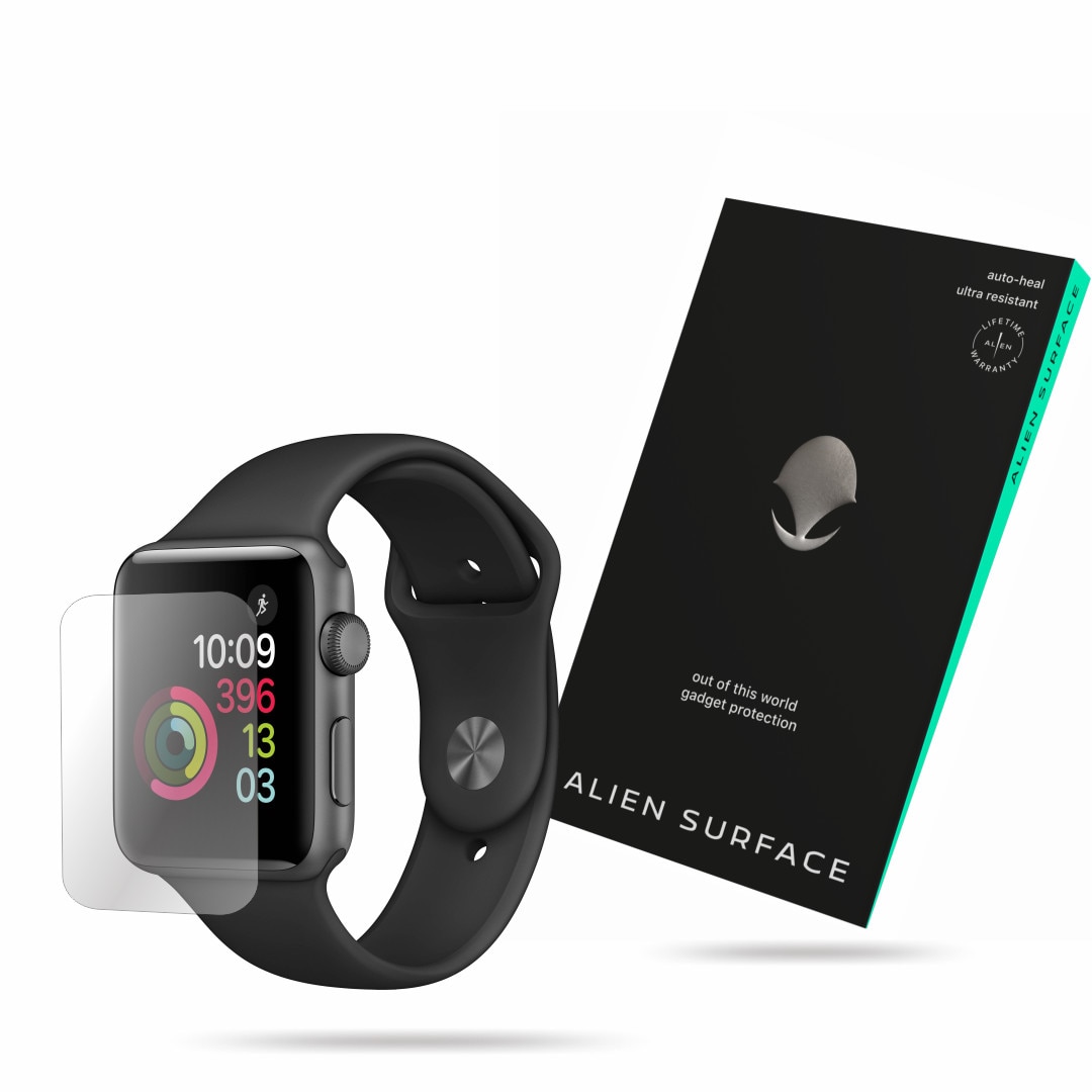 Folie Alien Surface, Apple Watch 2, 42 mm, protectie ecran 1+2 Rezerve