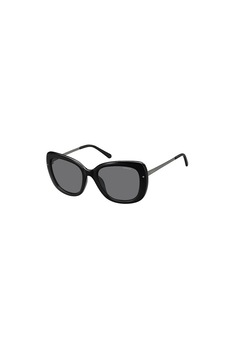 Polaroid, Ochelari de soare patrati cu lentile ultrapolarizate, Negru, 53-20-140 Standard Polaroid, Ochelari de soare patrati cu lentile ultrapolarizate, Negru, 53-20-140 Standard