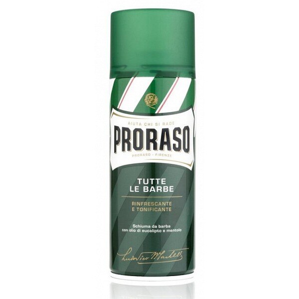 Spuma de barbierit Proraso cu eucalipt & mentol - 300 ml