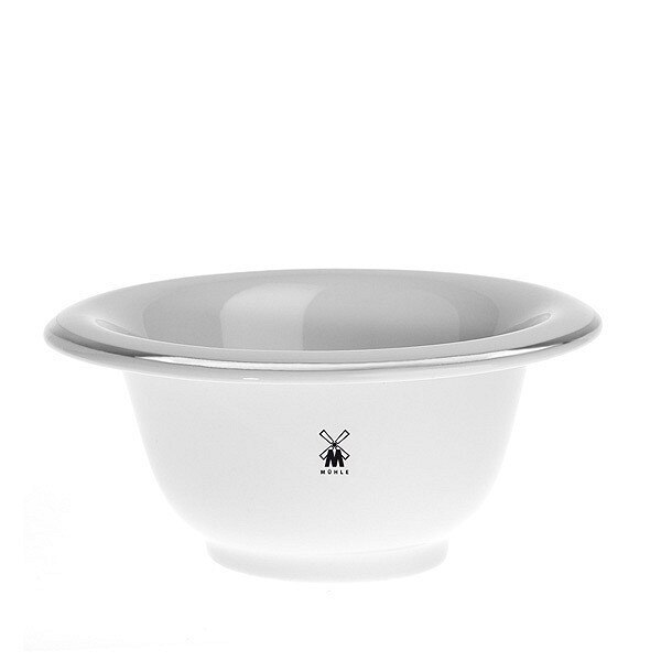 Bol pentru barbierit din portelan, alb