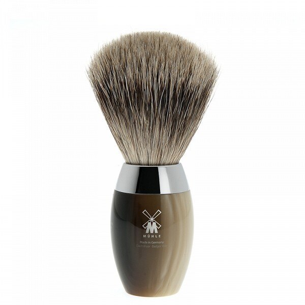 Pamatuf Fine Badger,cu par de bursuc, maner rasina premium 281K872