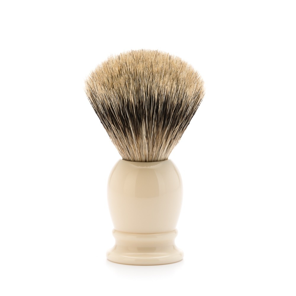 Pamatuf Silvertip Badger,cu par de bursuc, maner rasina 91K257