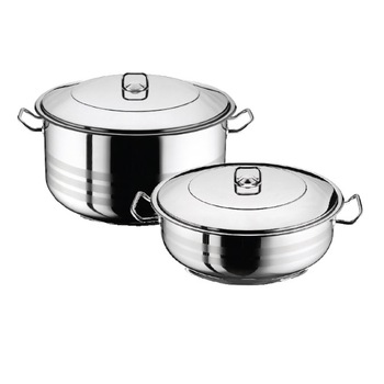 Oala plita inductie cu capac otel inoxidabil HASCEVHER GASTRO 23,5 litri fund 3 straturi +cratita 37 litri Oala plita inductie cu capac otel inoxidabil HASCEVHER GASTRO 23,5 litri fund 3 straturi +cratita 37 litri