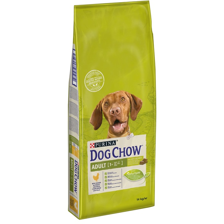 Суха храна за кучета Dog Chow Adult, Пилешко, 14 кг
