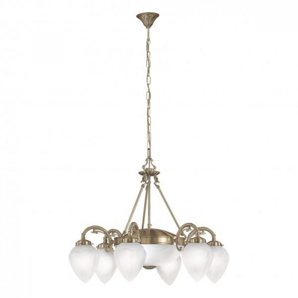 Lustra Imperial EGLO, metal bronz si sticla