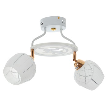 Lustra EL 1758/2 CH, Alb, 2x40w Lustra EL 1758/2 CH, Alb, 2x40w