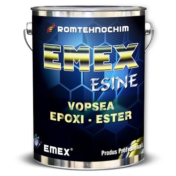 Vopsea epoxidica monocomponenta metal EMEX Esine, Negru, Bidon 5 KG Vopsea epoxidica monocomponenta metal EMEX Esine, Negru, Bidon 5 KG
