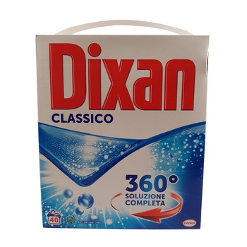 Detergent Pulbere Dixan Clasic 360, 40 spalari, 2,4 kg Detergent Pulbere Dixan Clasic 360, 40 spalari, 2,4 kg