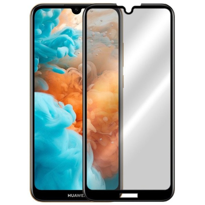 5D Nano Стъклен протектор Full Face Tempered Glass за Huawei Y6 (2019), Черен
