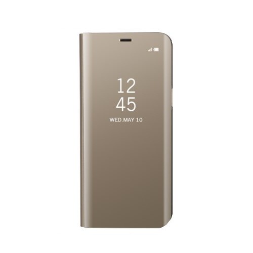 Husa Flip Cu Stand Samsung Galaxy S8 Plus G955 Tip Oglinda Aurie