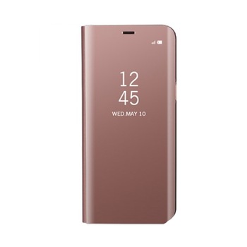 Husa Flip Cu Stand Samsung Galaxy S8 G950 Tip Oglinda Roz Aurie Husa Flip Cu Stand Samsung Galaxy S8 G950 Tip Oglinda Roz Aurie