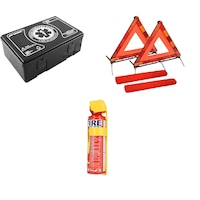 kit siguranta auto idl omologat rar cu valabilitate 5 ani 1x stingator tip spray 1000ml  1x trusa medicala valabilitate 5 ani  2x triunghi reflectorizant imagen 52_0_
0