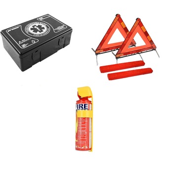 Kit siguranta auto IDL© omologat R.A.R cu valabilitate 5 ani, 1x Stingator Tip Spray 1000ml , 1x Trusa Medicala Valabilitate 5 ani , 2x Triunghi Reflectorizant Kit siguranta auto IDL© omologat R.A.R cu valabilitate 5 ani, 1x Stingator Tip Spray 1000ml , 1x Trusa Medicala Valabilitate 5 ani , 2x Triunghi Reflectorizant
