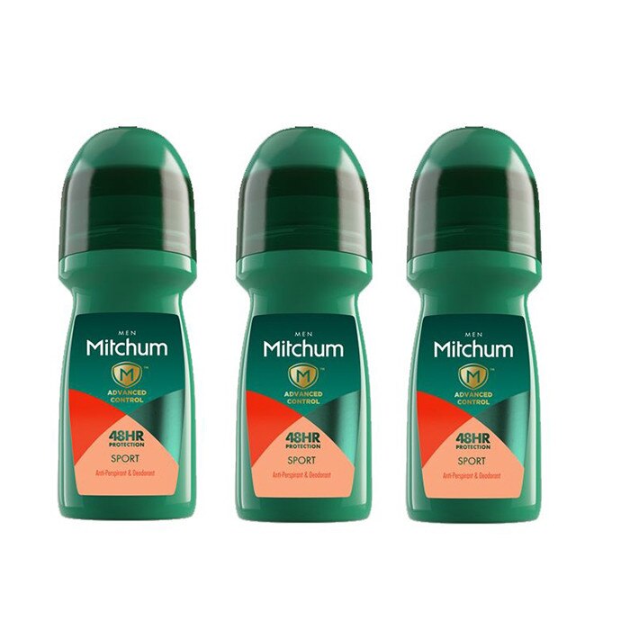 Pachet 3XDeodorant roll-on Mitchum Men Sport 100 ml
