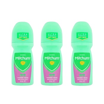 Pachet n3XDeodorant roll-on Mitchum Women Shower Fresh 100 ml Pachet n3XDeodorant roll-on Mitchum Women Shower Fresh 100 ml