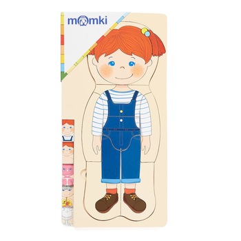 Puzzle din lemn Momki - Corpul uman Puzzle din lemn Momki - Corpul uman
