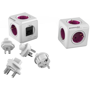 Multipriza PowerCube ReWirable, 4 prize, 4 mufe adaptoare Multipriza PowerCube ReWirable, 4 prize, 4 mufe adaptoare