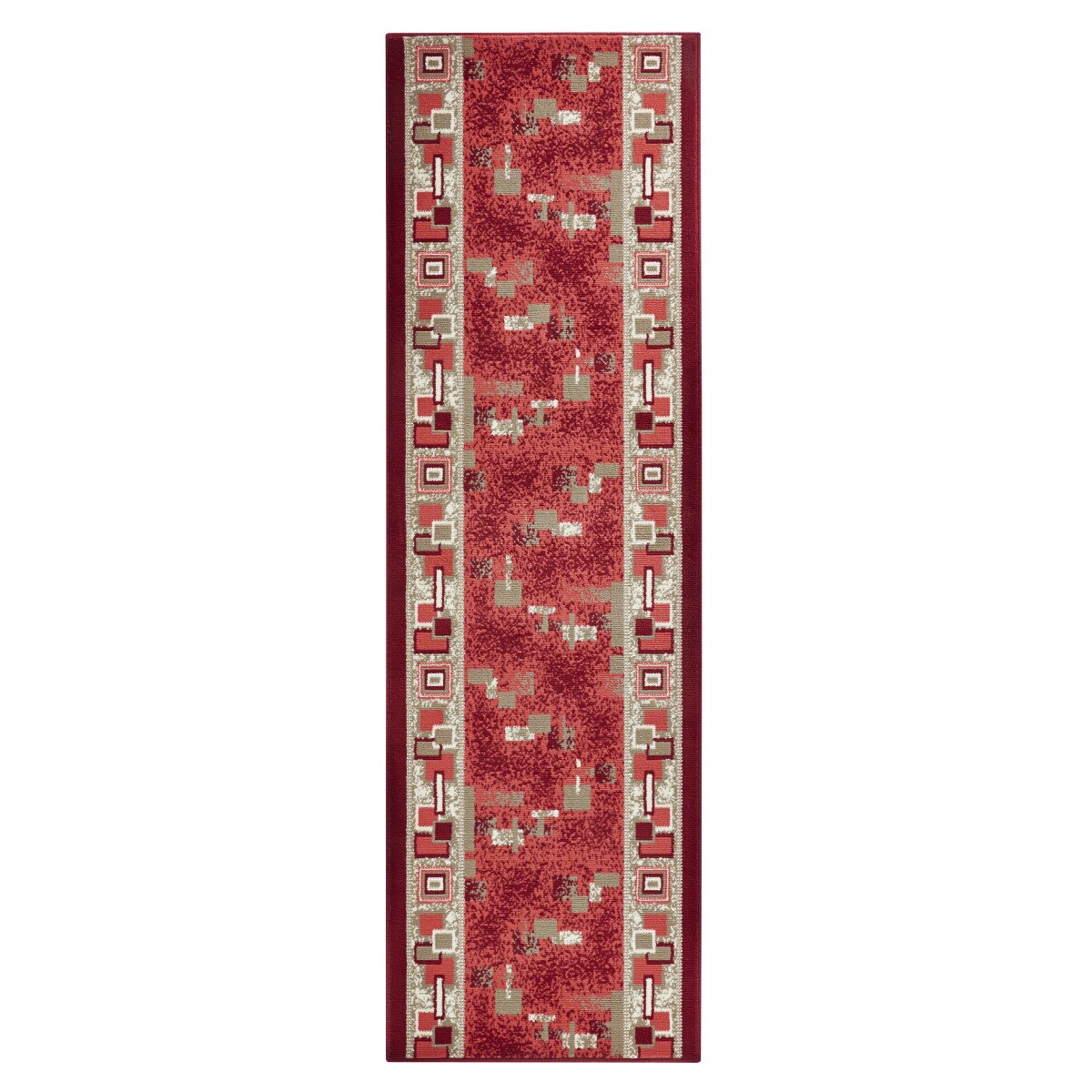 Covor Modern & Geometric Basic, Rosu, 80x250, C08-470227