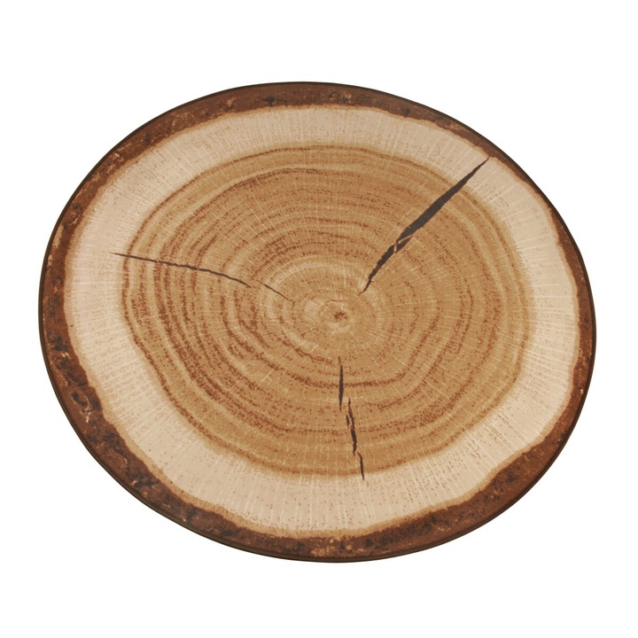 Covor Modern & Geometric Bastia Special, Rotund, Maro, 100x100, C85-470302