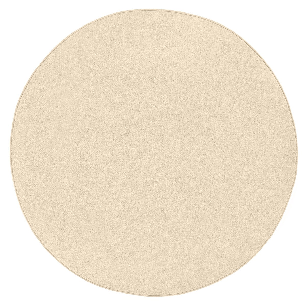 Covor Unicolor Fancy, Rotund, Bej, 133x133, C27-470932