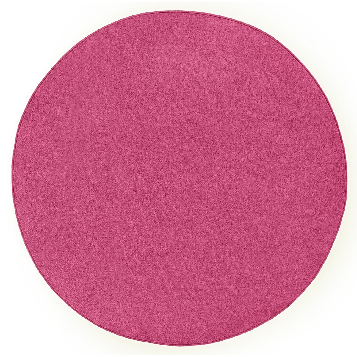 Covor Unicolor Fancy, Rotund, Roz, 133x133, C27-470924