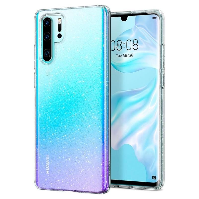 Carcasa transparenta Spigen Liquid Glitter Crystal Huawei P30 Pro