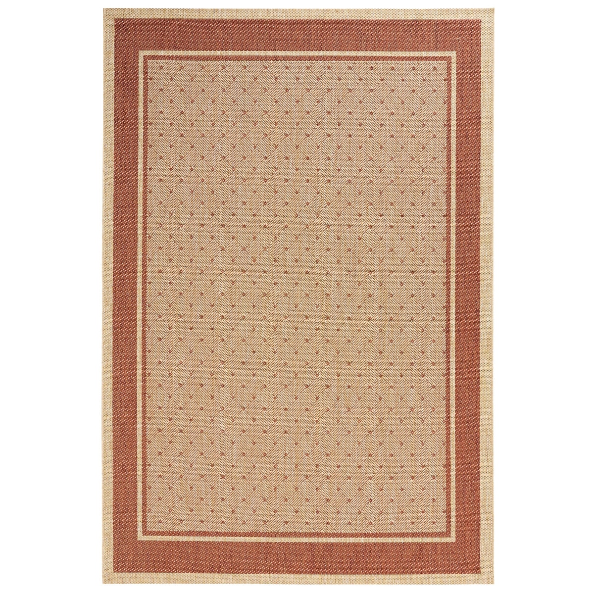 Covor Modern & Geometric Natural, Rosu, 120x170, C03-471812