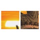 Tablou Canvas, 30x30 cm, Asia Buddha Soarele, AC30x30-3532