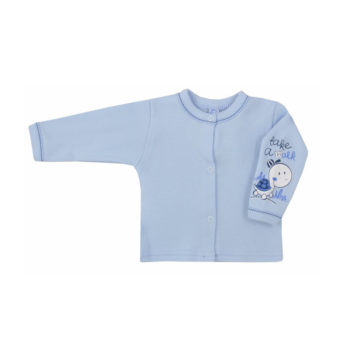 Bluza maneca lunga pentru baietei Koala Zolwik 2635A, Albastru, 74
