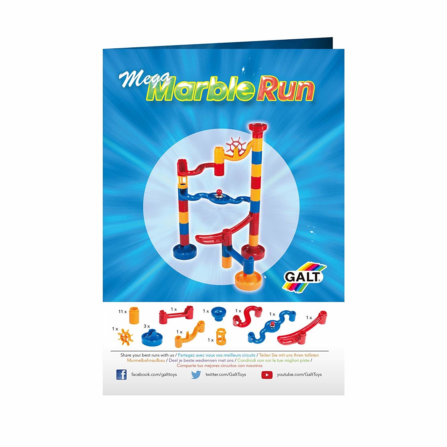 Galt Mega Marble Run építőjáték, 100 db eMAG.hu
