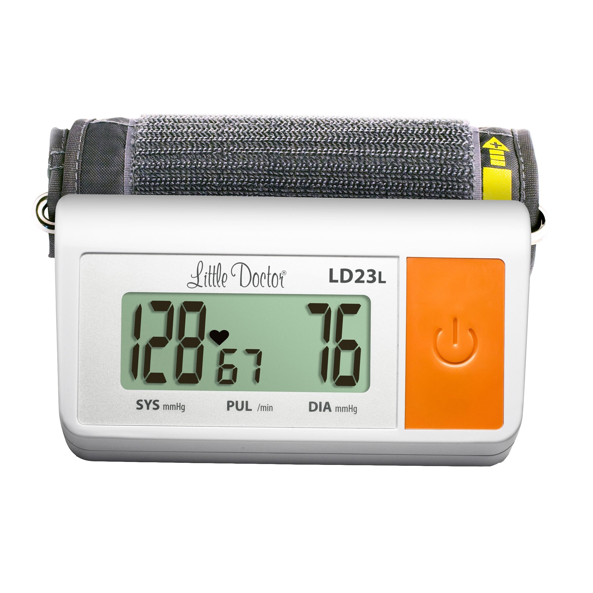 Tensiometru electronic de brat Little Doctor LD 23 L, manseta 36-43 cm, adaptor priza inclus, Alb