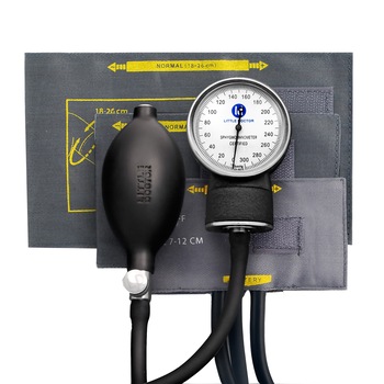 Tensiometru mecanic Little Doctor LD 80, pentru copii si nou-nascuti, fara stetoscop, manometru metalic, 3 mansete (XS,S,M), Negru/Gri Tensiometru mecanic Little Doctor LD 80, pentru copii si nou-nascuti, fara stetoscop, manometru metalic, 3 mansete (XS,S,M), Negru/Gri