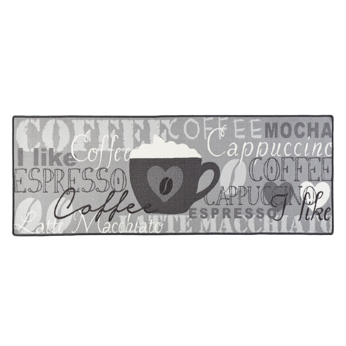 Covor Bucatarie Modern & Geometric Loop, Gri, 67x180, C476-471621