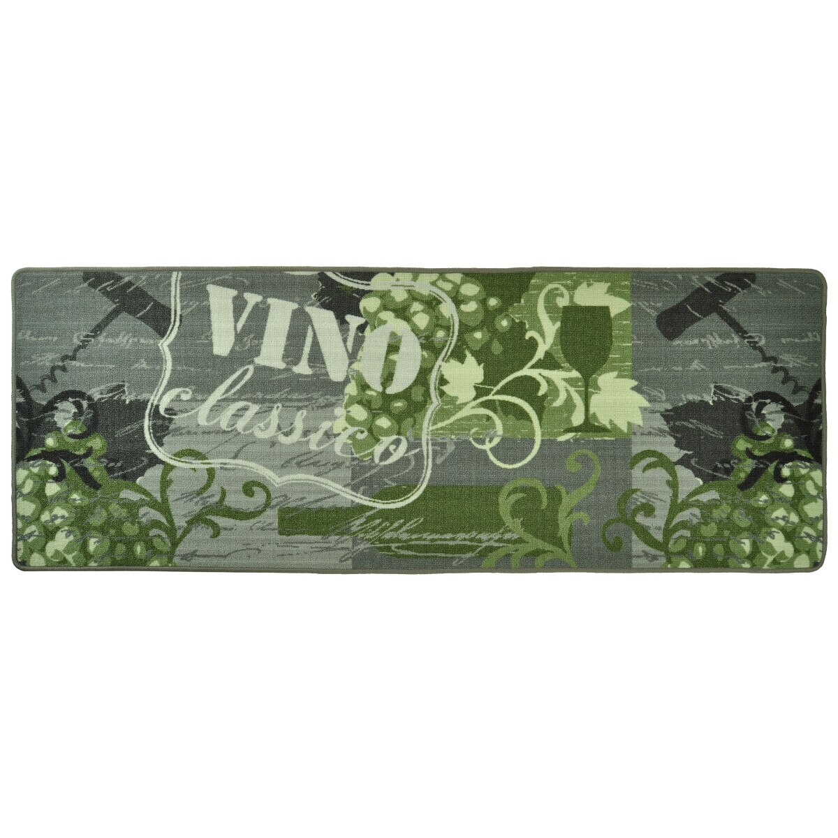 Covor Bucatarie Modern & Geometric Loop, Verde, 67x180, C476-471629