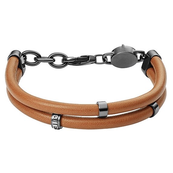 Bratara Diesel Stackables DX1006060, Negru, Maro