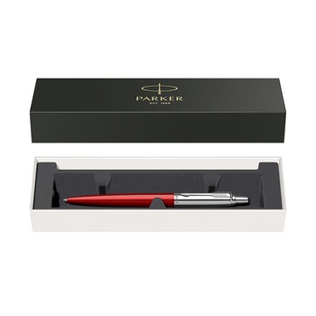 Pix Parker Jotter Royal rosu cu accesorii cromate Pix Parker Jotter Royal rosu cu accesorii cromate