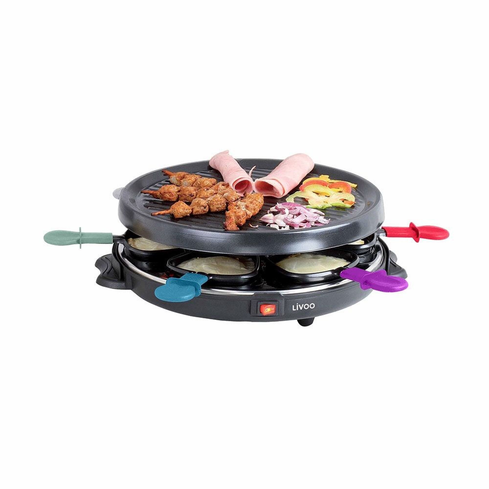 Gratar raclette 6 persoane Livoo DOC207