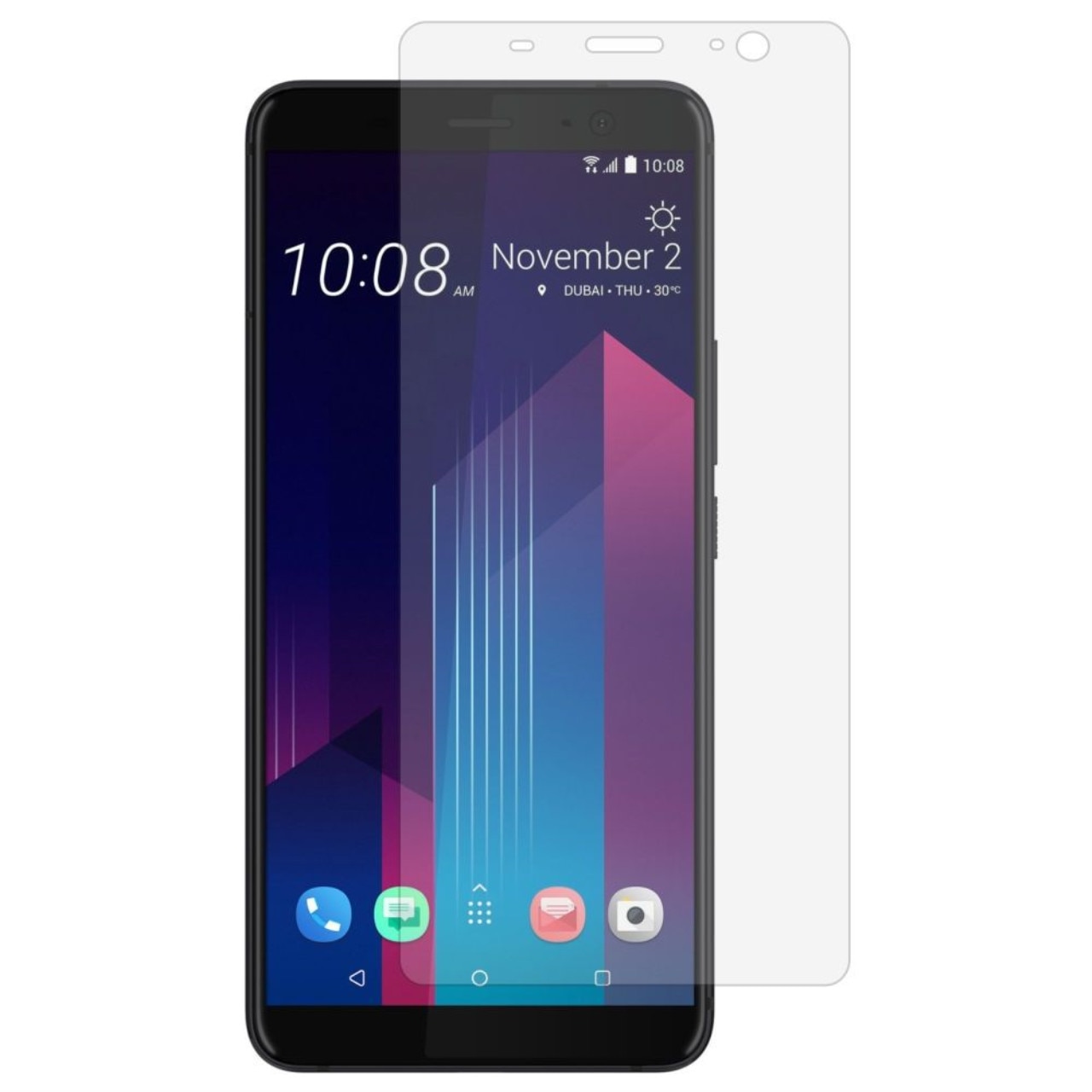 Folie Protectie Sticla Flexibila 3MK pentru HTC U11+ Plus, Structura Incasabila, 7H, 0.2 mm