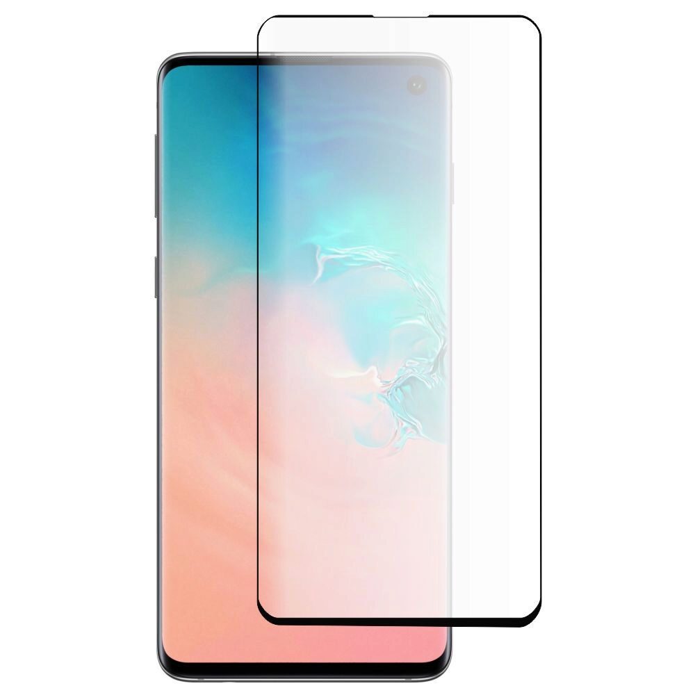 Folie Sticla Curbata BestSuit pentru Samsung Galaxy S10 (SM-G973), 0.15 mm, Negru