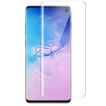 Folie sticla securizata tempered glass Samsung Galaxy S10, Full Glue UV Folie sticla securizata tempered glass Samsung Galaxy S10, Full Glue UV
